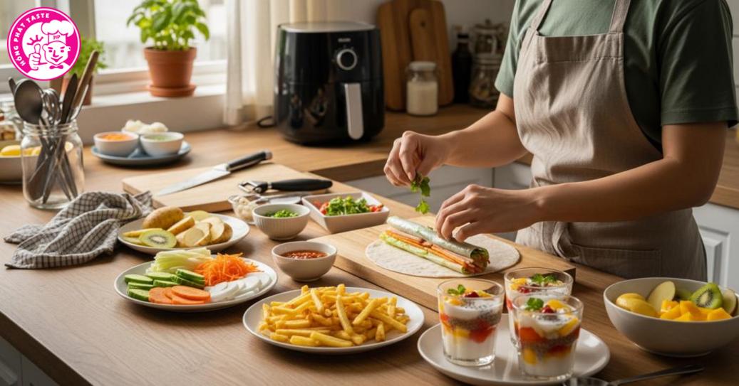 Các món ăn vặt đơn giản tại nhà