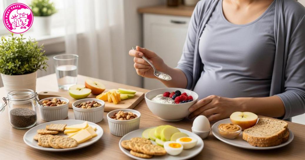 Đồ ăn vặt cho bà bầu 3 tháng giữa