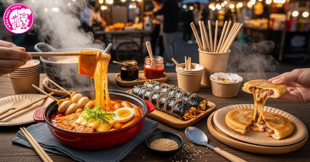 Top món ăn vặt Hàn Quốc không thể bỏ qua