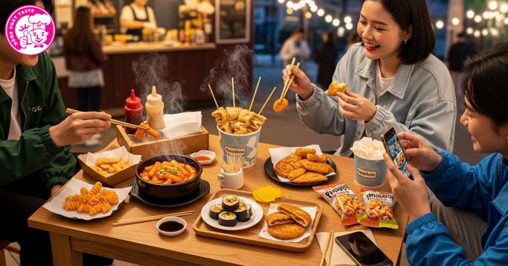 Đồ ăn vặt Hàn Quốc: khái niệm và đặc điểm nổi bật