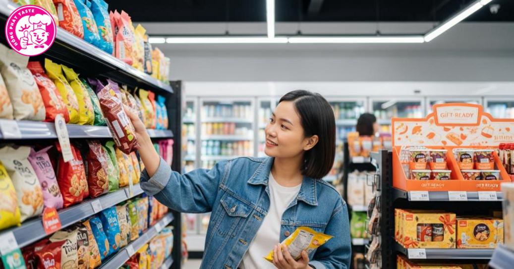 Đồ ăn vặt thái lan dễ mua tại Việt Nam