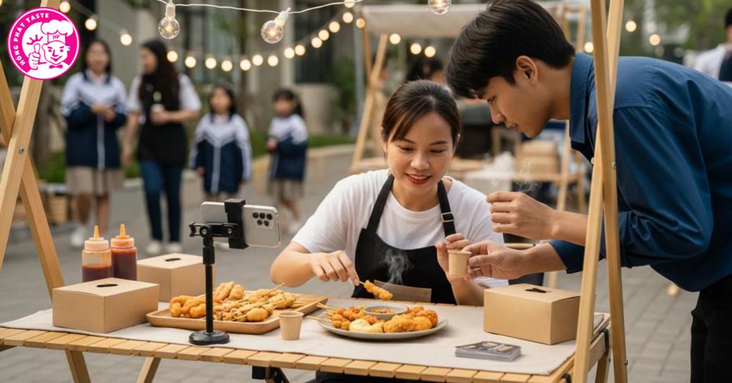 Chiến lược marketing cho quán ăn vặt Chiến lược marketing cho quán ăn vặt